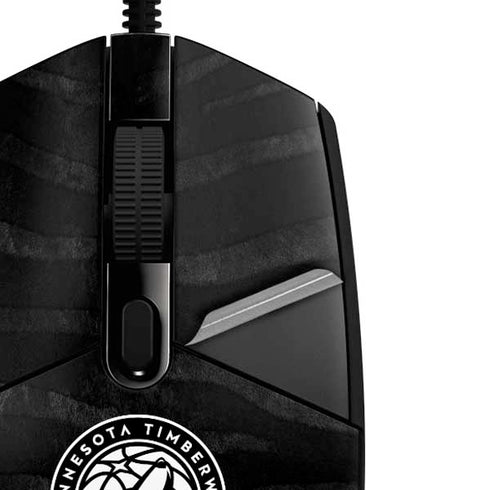 NBA Minnesota Timberwolves Black Animal Print G203 Prodigy RGB Wired Gaming Mouse Skin